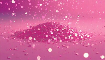 Pearl confetti on pink background.wallpaper, wet, nature, aqua, color, purple, drops, design, light, surface, holiday, love, valentine, macro, fresh, illustration, clean