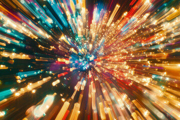 Light Speed, Abstract Light Trails