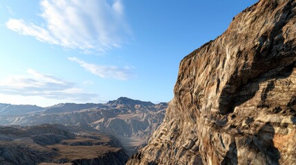 Obraz premium Rugged Mountain Landscape