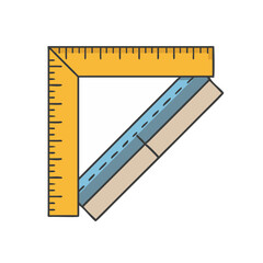 carpenter s square icon, carpenter s square vector illustration-simple illustration of carpenter s square, perfect for carpenter s square logos and icons