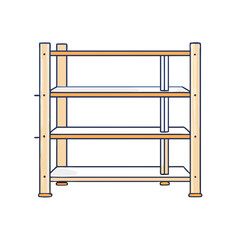 diy shelving unit icon, diy shelving unit vector illustration-simple illustration of diy shelving unit, perfect for diy shelving unit logos and icons