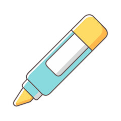 glue stick icon, glue stick vector illustration-simple illustration of glue stick, perfect for glue stick logos and icons