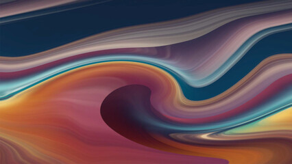 Abstract gradient blurred colored background. Smooth transitions of blue and purple, pink white yellow shimmer. Colorful Rainbow Background Graphic Wallpaper
