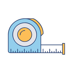 measuring tape icon, measuring tape vector illustration-simple illustration of measuring tape, perfect for measuring tape logos and icons