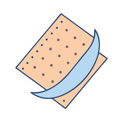 sandpaper icon, sandpaper vector illustration-simple illustration of sandpaper, perfect for sandpaper logos and icons