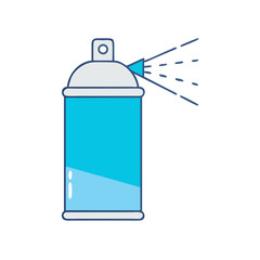spray paint can icon, spray paint can vector illustration-simple illustration of spray paint can, perfect for spray paint can logos and icons