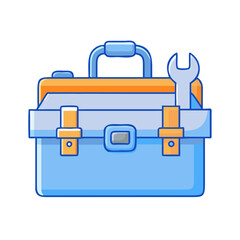 toolbox icon, toolbox vector illustration-simple illustration of toolbox, perfect for toolbox logos and icons