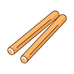 wood dowels icon, wood dowels vector illustration-simple illustration of wood dowels, perfect for wood dowels logos and icons