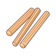 wood dowels icon, wood dowels vector illustration-simple illustration of wood dowels, perfect for wood dowels logos and icons