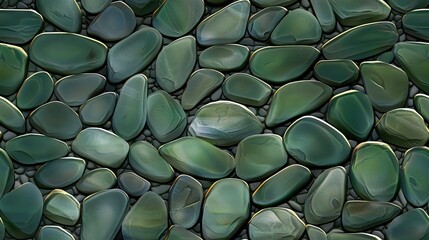 Fototapeta premium A pile of emerald green crystals