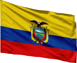 waving flag of Ecuador, national symbol