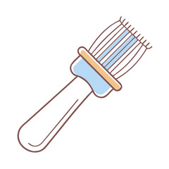 brush bristles icon, brush bristles vector illustration-simple illustration of brush bristles, perfect for brush bristles logos and icons