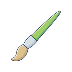 paintbrush icon, paintbrush vector illustration-simple illustration of paintbrush, perfect for paintbrush logos and icons