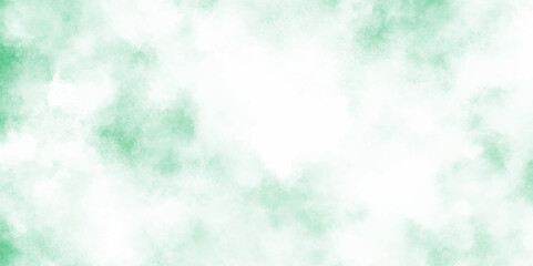 brush painted green nature watercolor on paper with smoke or clouds texture, Pastel green background with watercolor paint and grunge effect, grainy abstract Light green pastel concrete texture.