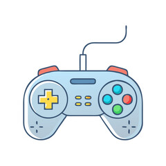 game controller icon, game controller vector illustration-simple illustration of game controller, perfect for game controller logos and icons