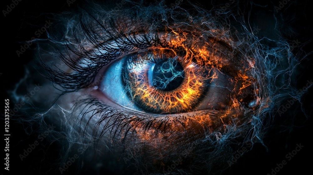 Poster Exploring perception across multiple realities enhanced sensory experiences in abstract visual art