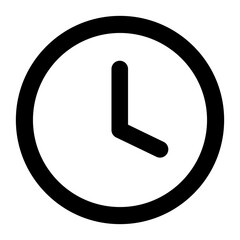 Time icon. Stopwatch timer icon isolated on transparent background