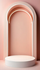 Podium background for product photos 