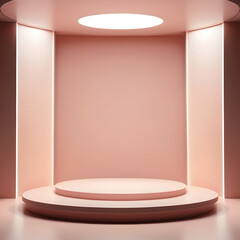 Podium background for product photos 