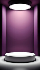 Podium background for product photos 