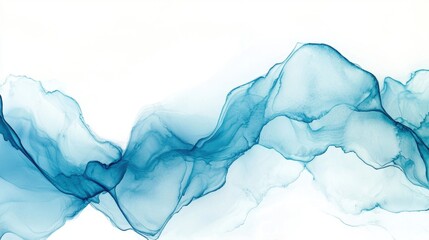 Obraz premium Frosted Glass Textures with Icy Blue Patterns and Abstract Design Effects