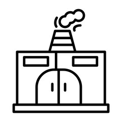 Factory Smokestack Icon