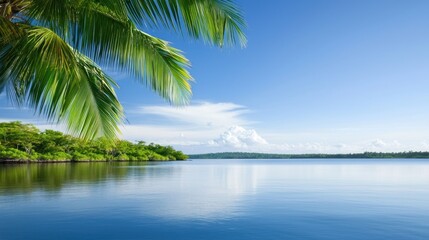 Fototapeta premium Tranquil Tropical Lake