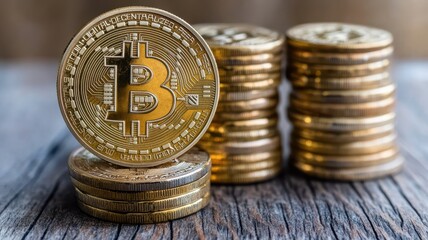 Virtual bitcoin price tracking hologram financial market digital asset insights modern office futuristic concept