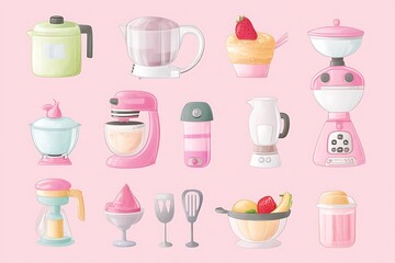 Charming Kitchen Appliances and Utensils
