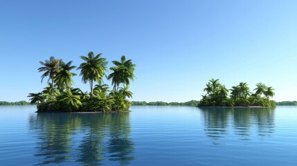 Obraz premium Tranquil Tropical Islands