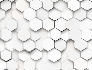 Naklejka premium Dynamic hexagonal patterns modern design studio graphic art digital environment abstract viewpoint contemporary aesthetic