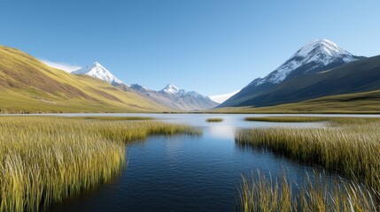 Serene Mountain Lake