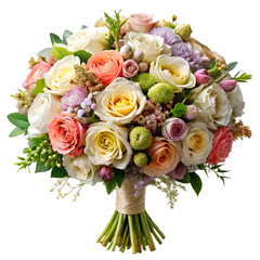 luxurious wedding bouquet featuring a variety