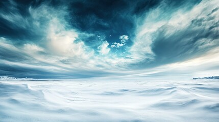 Arctic Tundra Serenity, an icy expanse under a vibrant polar aurora, showcasing nature's breathtaking beauty and tranquility.