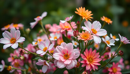 Floral background, 8k, with white tones