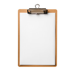 Blank Clipboard Paper Note Mockup Office Supplies Brown Corkboard