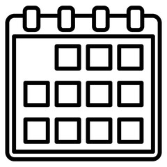 calendar single icon