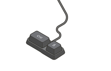 Keyboard shortcuts Crtl + S in isometric style