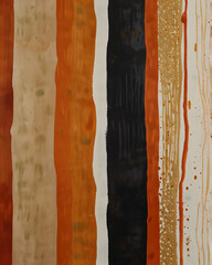 A orange abstract illustration that enhances any modern space.