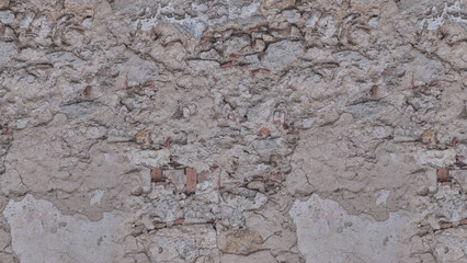 Crumbled wall
