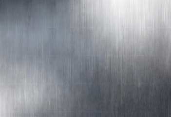 Fototapeta premium Clean scratched shiny brushed stainless steel polished aluminum magnesium nickel metallic surface texture background.