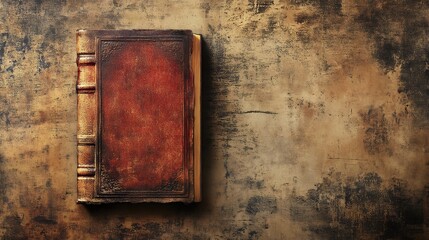 Antique Leather Book Background Vintage Texture Image