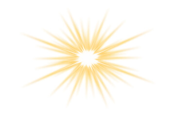 Gold glow light effect. Starlight sparkle. Light flare effect shine glow. Light PNG. shining sun, effects sunlight, Glowing design elements