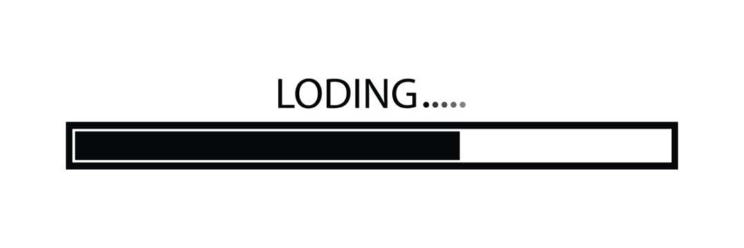 Loading bar icon. Download progress. Process upload. Loading. Big set Load icon. Progress bar for upload download round process for Website