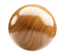maple wood sphere, smooth maple wood texture ball, cutout png