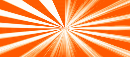 orange sunburst background