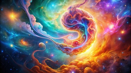 Abstract Digestive System Double Exposure: Intricate Anatomy Background