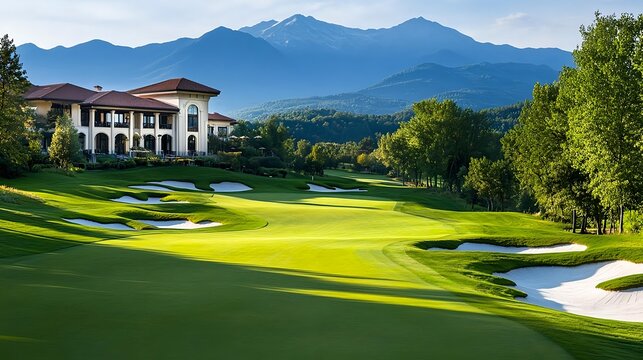 mountain golf course luxury resort - luxury travel
