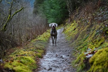 Obraz premium a Dalmatian running in a side view, PNG, isolated and transparent Pet-themed, photorealistic illustration. Generative ai. Beautiful simple AI generated image
