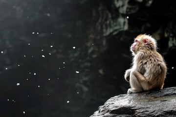 Fototapeta premium Closeup of a yellow-furred camel pouts in a display of its lower lip, in a zoo in Sydney, Australia. Beautiful simple AI generated image
